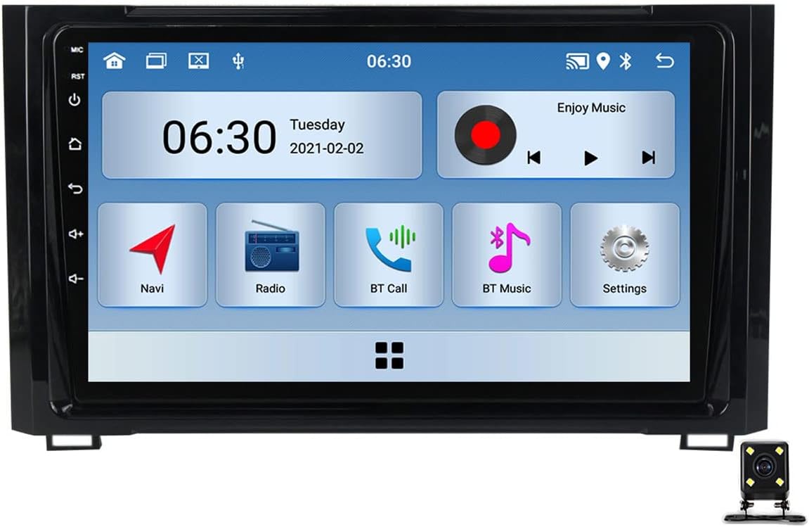 Car Stereo Multimedia MP5 Player for Toyota Sequoia 2014~2018 Car Audio with Rear View Camera FM Radio 9 Inch Touch Screen Stereo Support Bluetooth/SWC/USB/Mirror Link/Carplay/Auto