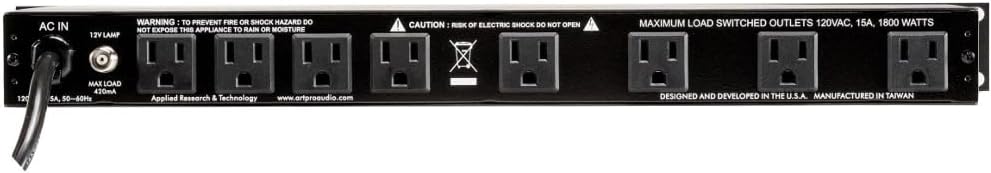 ART PB 4x4 PRO USB Rackmount 9 Outlet Power Conditioner and Surge Protector