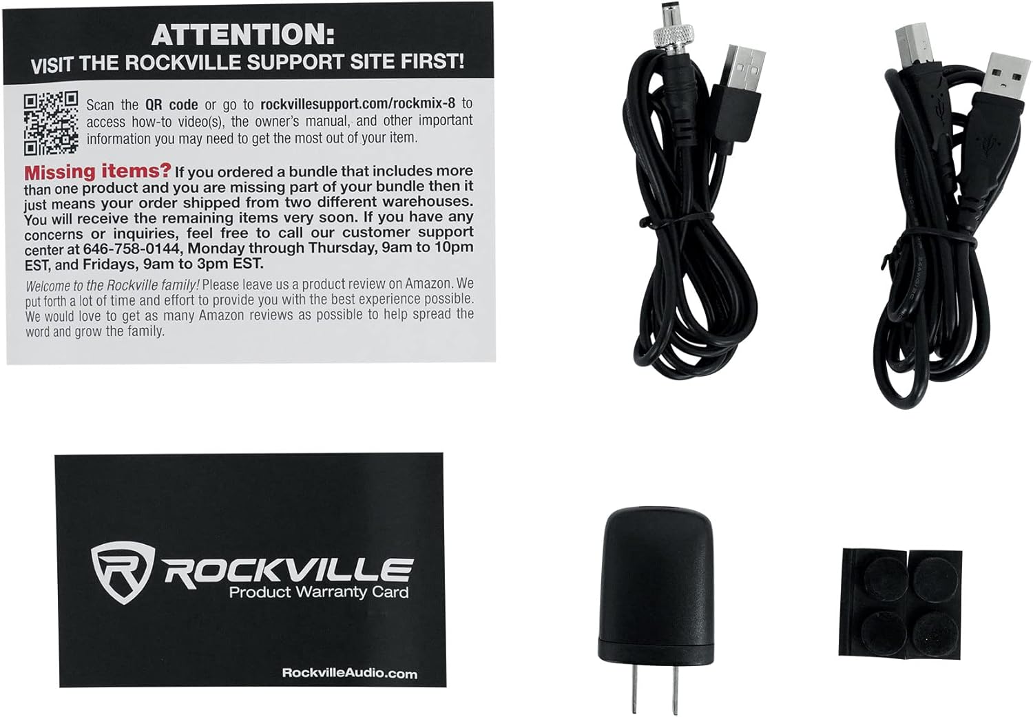 Rockville ROCKMIX 8 Channel Mixer, USB Recording Interface, Compressor, Bluetooth 5.0, 18V Phantom Power, for Podcasting and Live Music