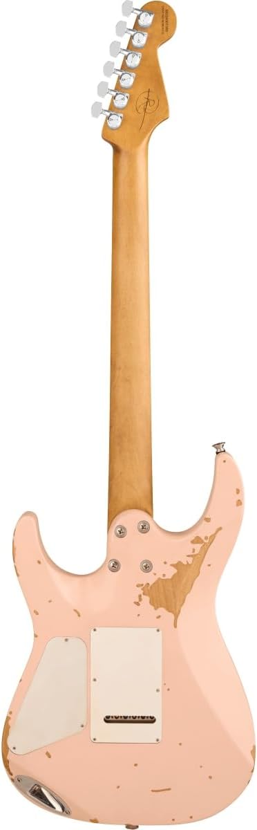 Charvel Rick Graham Signature Pro-Mod DK24 2PT CM MPL Electric Guitar - Worn Shell Pink