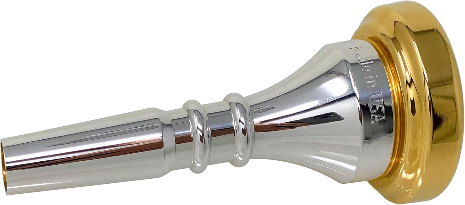 Garibaldi AHDC2 Classic Alto Horn Double Cup Gold-Plated Rim Mouthpiece Size DC2