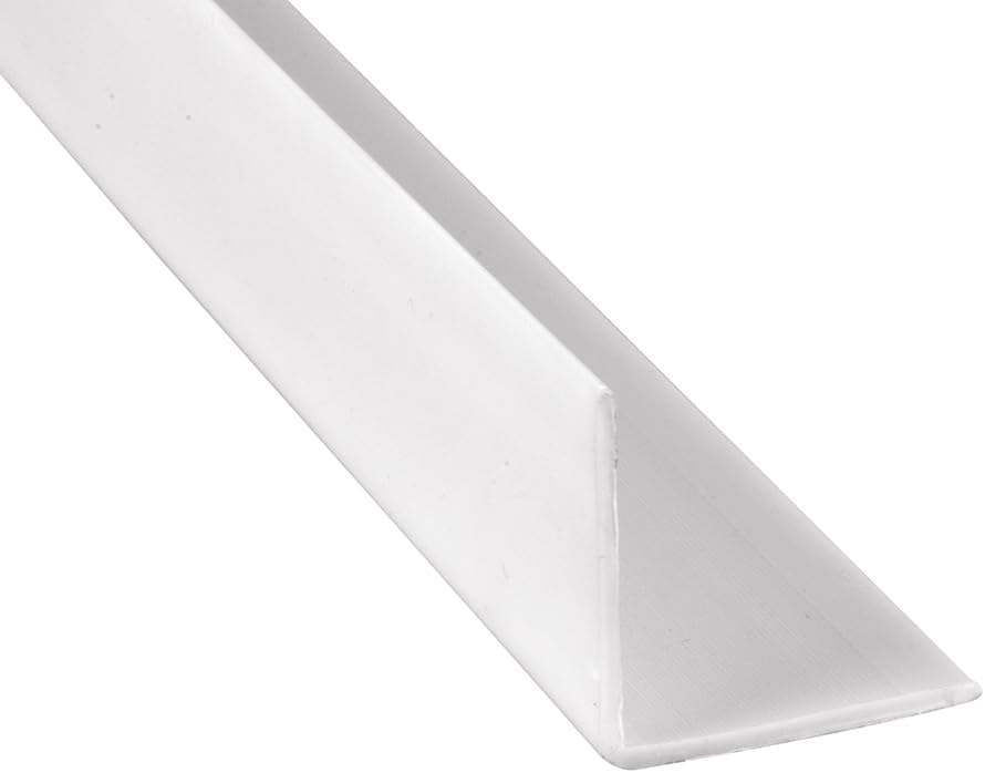 Prime-Line MP10069 Vinyl Corner Shield, White – 2-3/8” x 48” – Durable Vinyl Corner Guards, Easy to Install, Protects Wall Edges from Paint Chips, Wallpaper Tears, and Fingerprints (6 Pack)