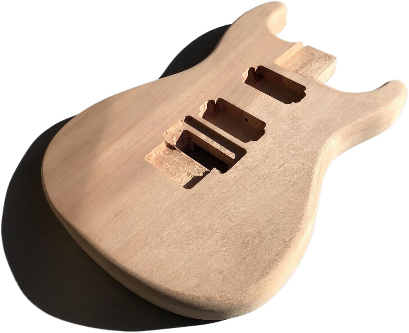 unfinished guitar body floyd rose DIY replacement for guitar project Build your own HH Style Bolt on heel