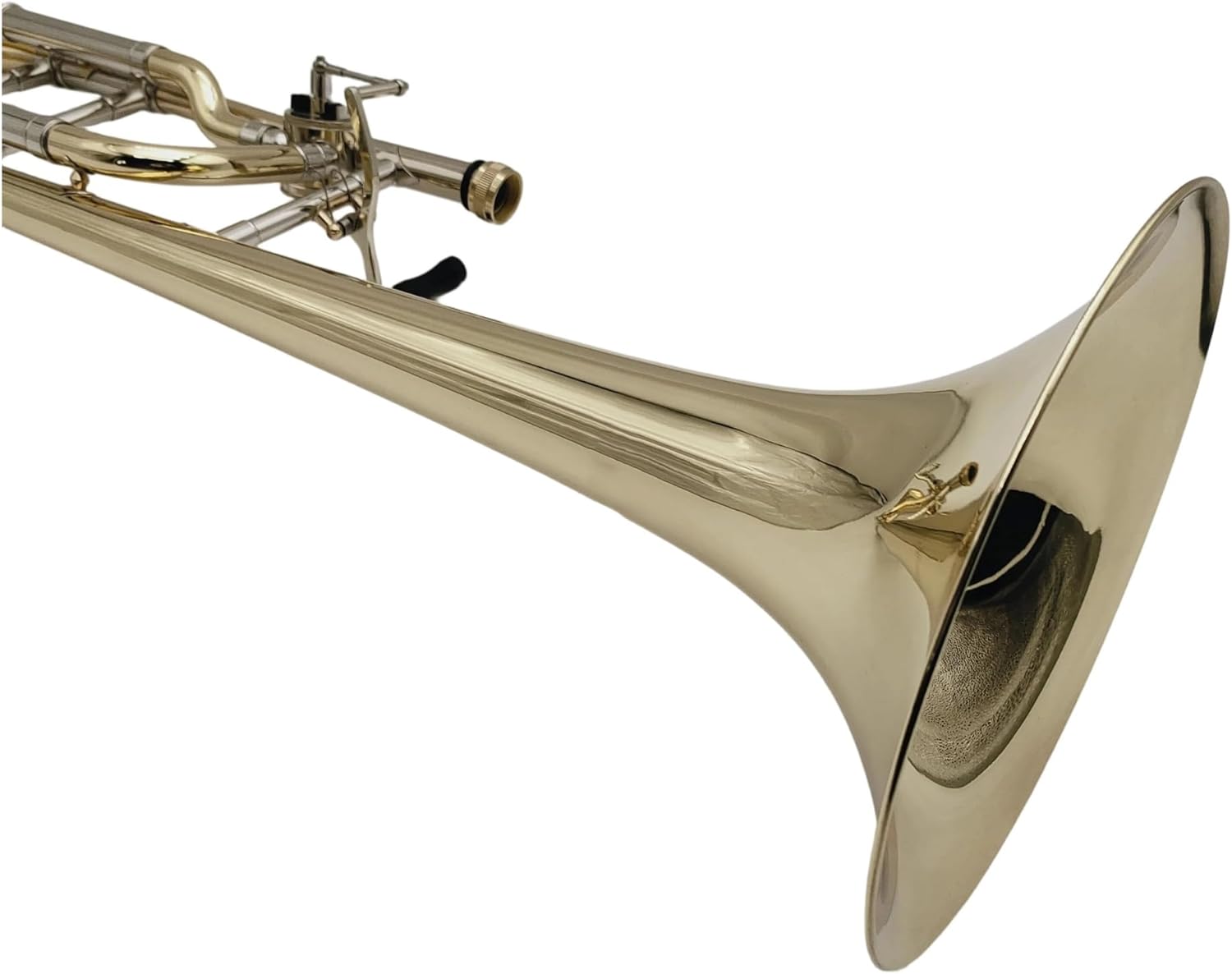Adult Trombone Instrument Bb/F Tenor Trombone Brass Lacquer Gold Plated Professional Instrument With Mouthbox