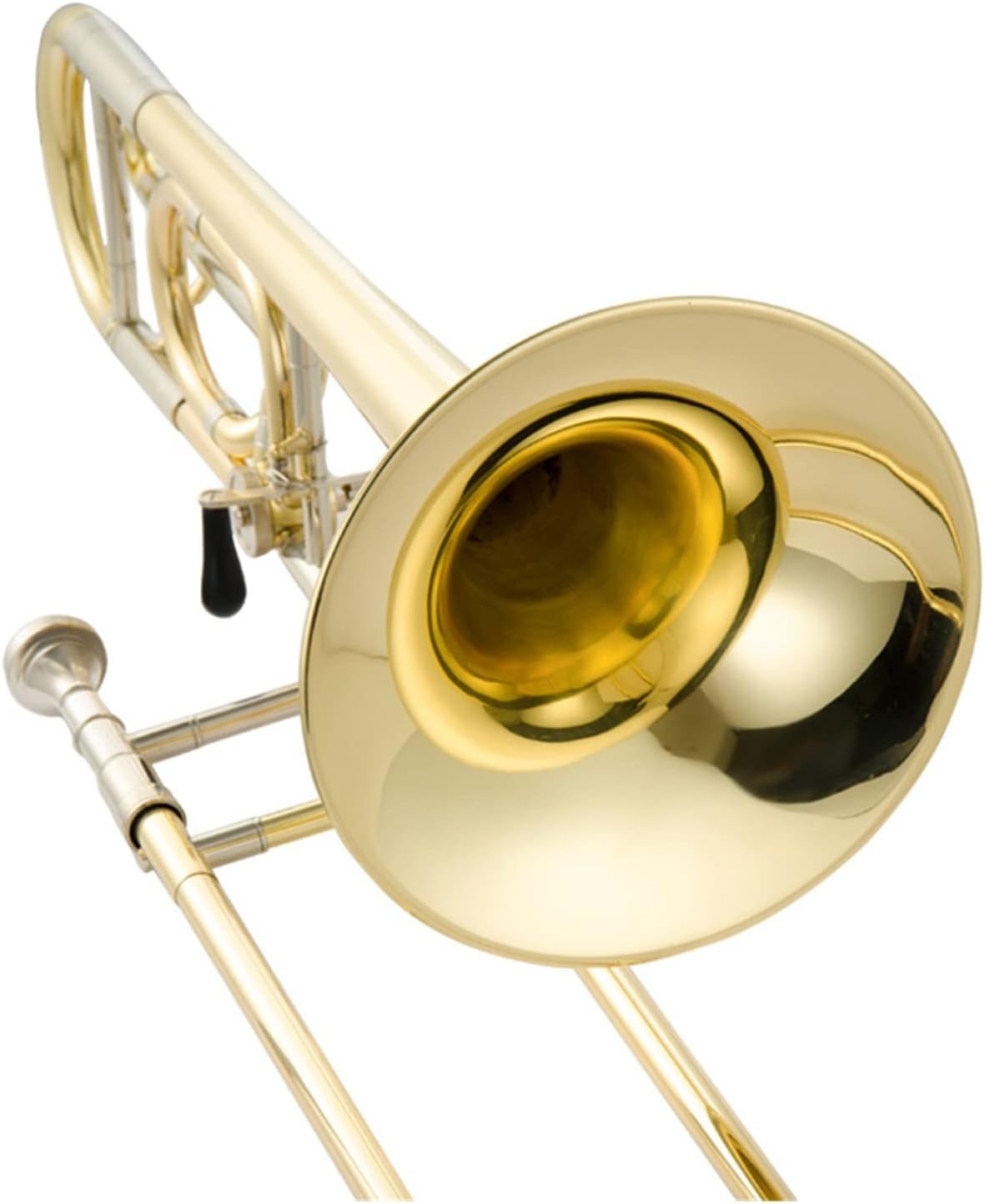 TSTS Professional Phosphor Bronze Tenor Trombone Trombone B Flat to F Tune Trombone Musical Instrument Beginner Trombone (Color : 1)