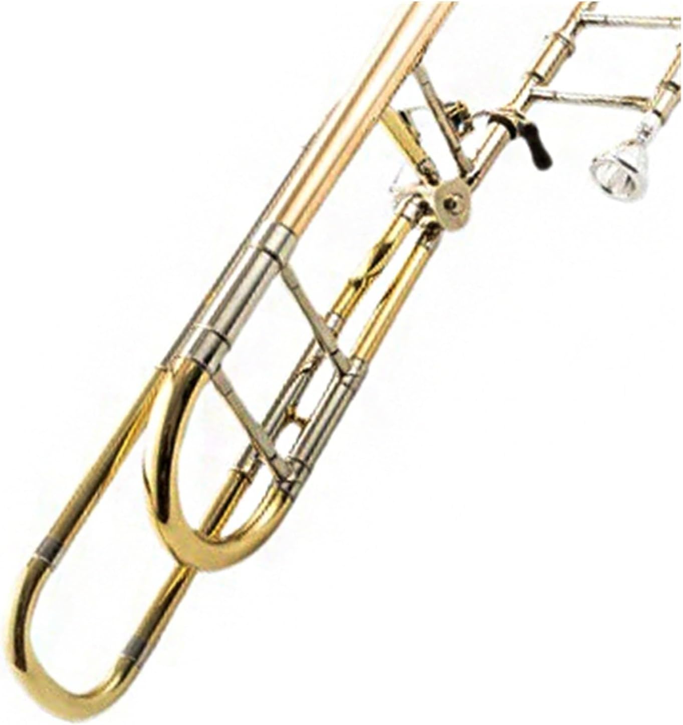 Tenor B flat trombone instrument gold tung material