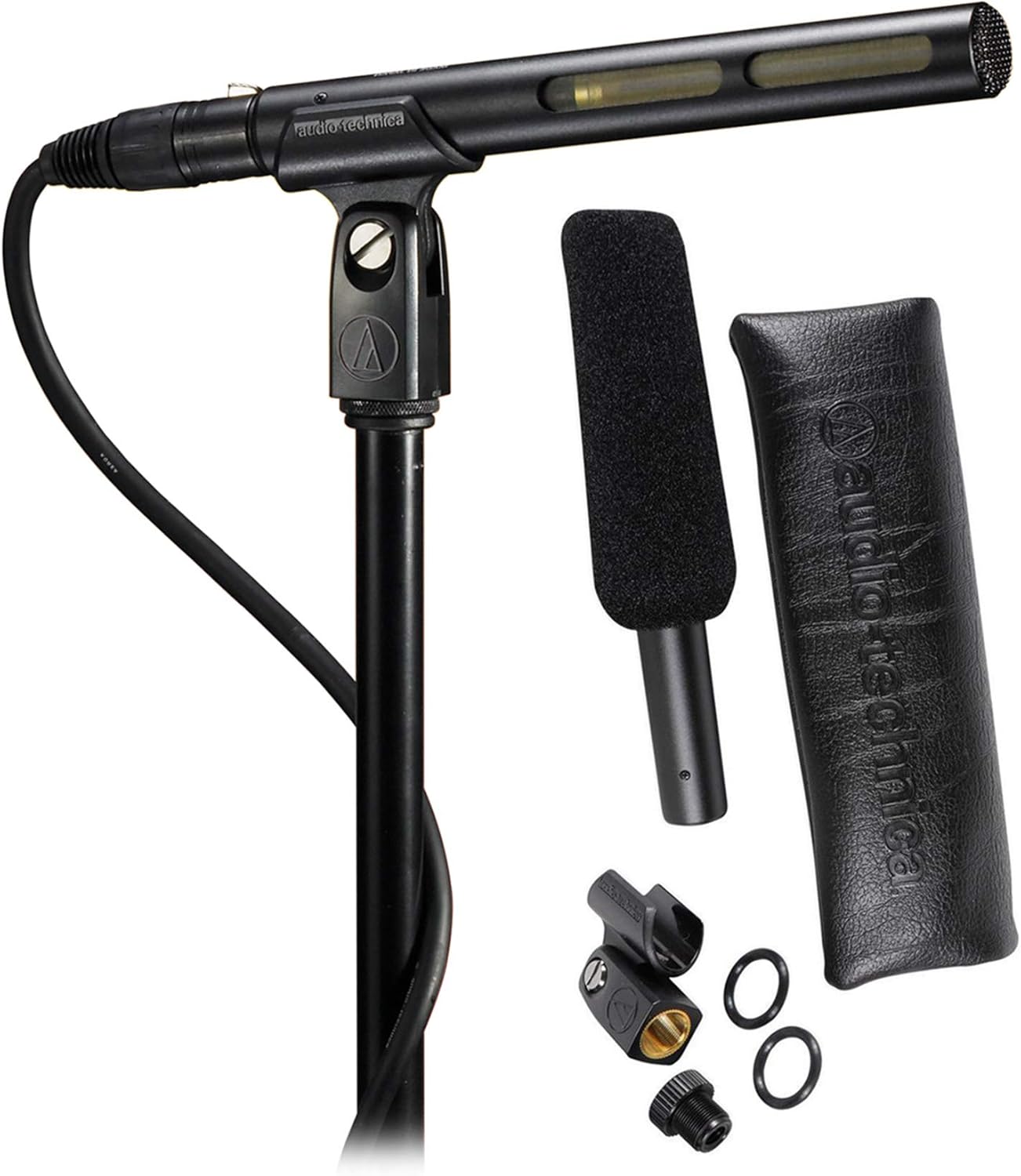 Audio-Technica (2) AT875R Shotgun Condenser Microphones Ideal for Video Production and Broadcast Audio Acquisition