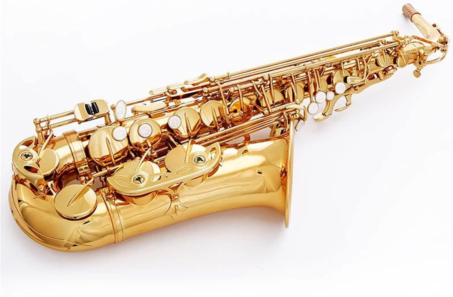 KESHUO E-Flat Alto Saxophone Wind Instrument Grading Performance Authentic Adult Beginners Brass Sax Beginners Kit