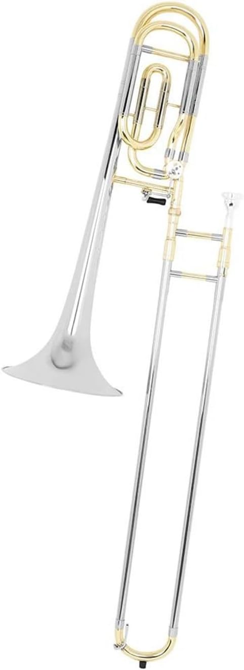 Adult Trombone Instrument Gold And Silver Alto Trombone In B Key Professional Brass Instrument With Case And Accessories