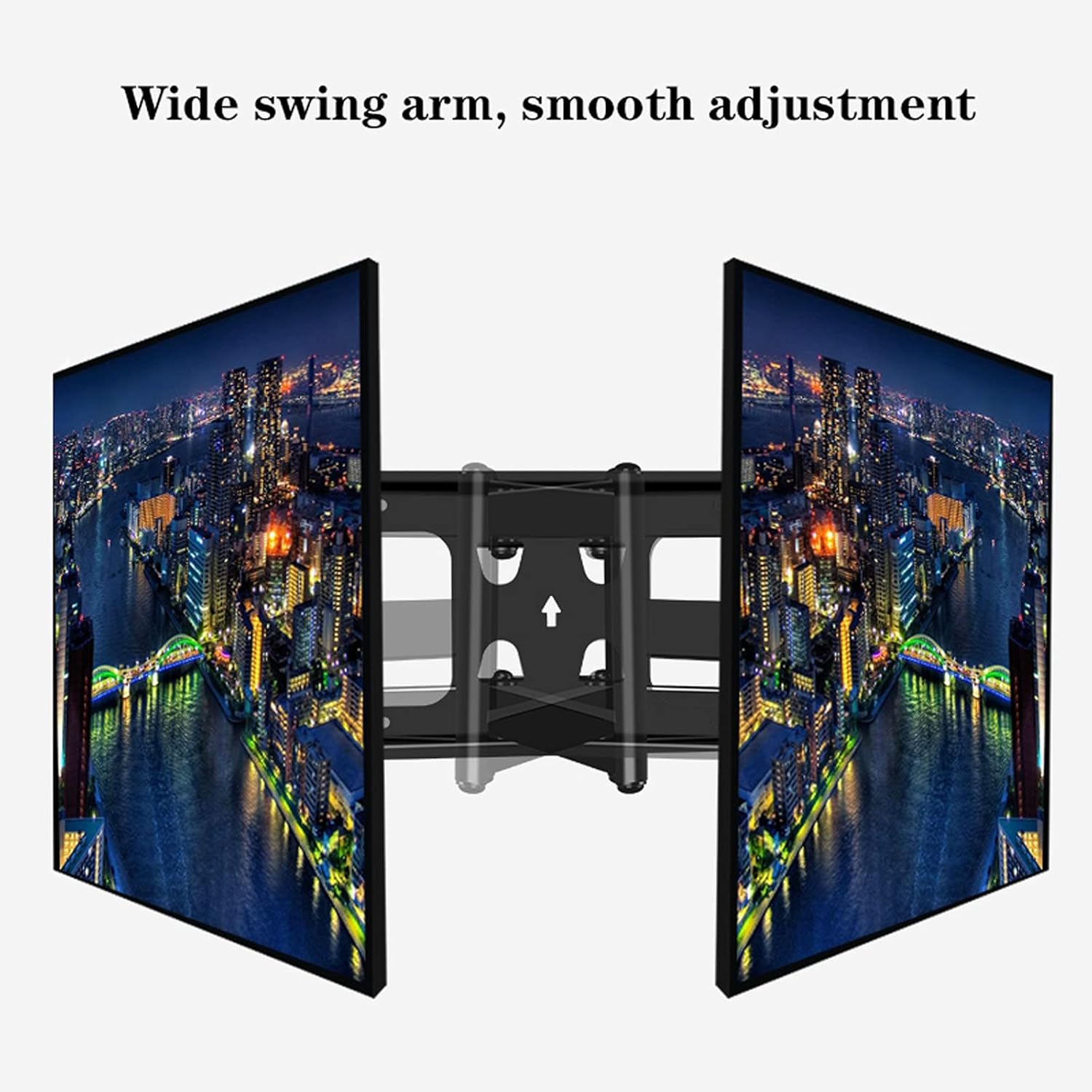 TV Mount Bracket Full Motion TV Wall Mount Bracket Universal Articulating Arms Swivels Tilts Extension Rotation TV Mount for Most 50