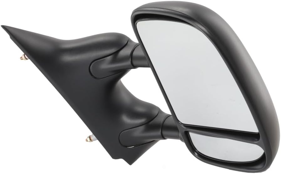 KarParts360 For Ford E-550/E-450 Econoline Super Duty 2002 Towing Mirror Passenger Side Manual Folding | Textured Black | Non-Heated | Manual Adjust | Excluded Signal Light | FO1321238 | 7C2Z17682DA