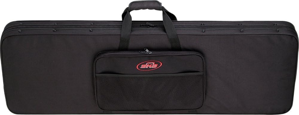 SKB Electric Bass Soft Case with EPS Foam Interior/Nylon Exterior, Back Straps