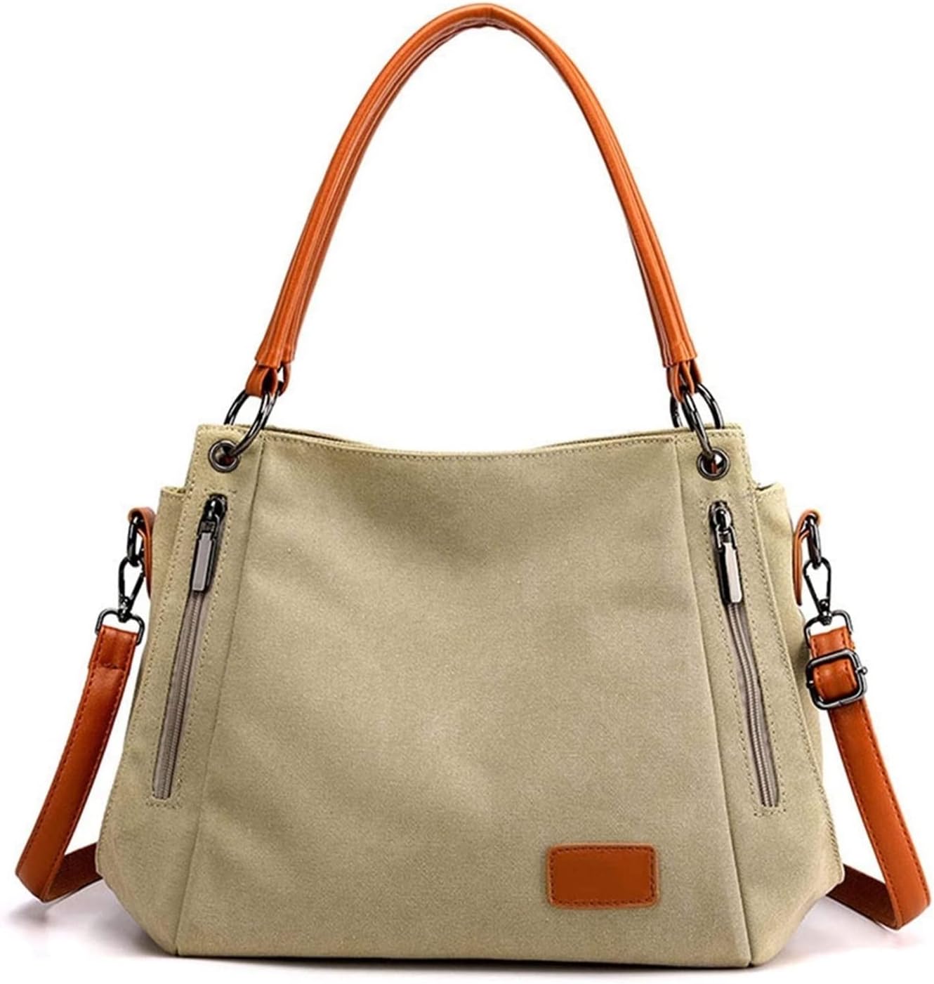 Anti-Theft Classic Shoulder Bag for Men Ladies Canvas Shoulder Bag Casual Handbag Large Capacity Crossbody Bag