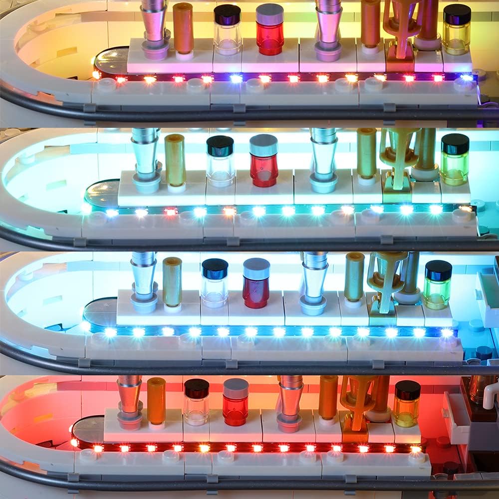 Kyglaring Led Lighting Kit for Mos Eisley Cantina -Light Sets Compatible with Lego 75290 Building Set- Not Include The Lego Set (RC Sound Version)