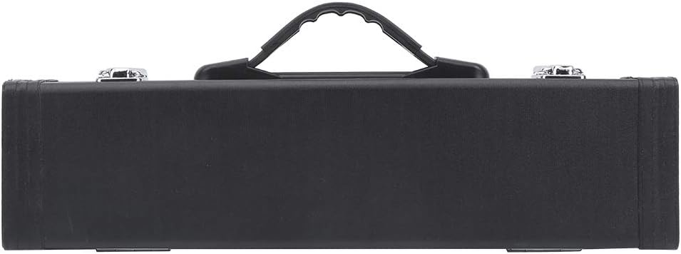 Silver Flute Sterling Flute with Case Professional Test Playing Musical Instruments Comfortable Keys for Music Education