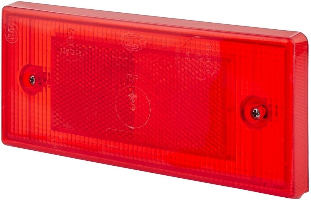 HELLA 8RA 003 734-101 Reflex Reflector - Red - mounting/Bolted