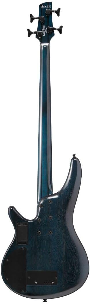 Ibanez SRD900 Bass Workshop 4-String Right-Handed Electric Bass Guitar with Okoume Body, Maple and Walnut Neck, and Panga Panga Fingerboard (Cosmic Blue Starburst Low Gloss)