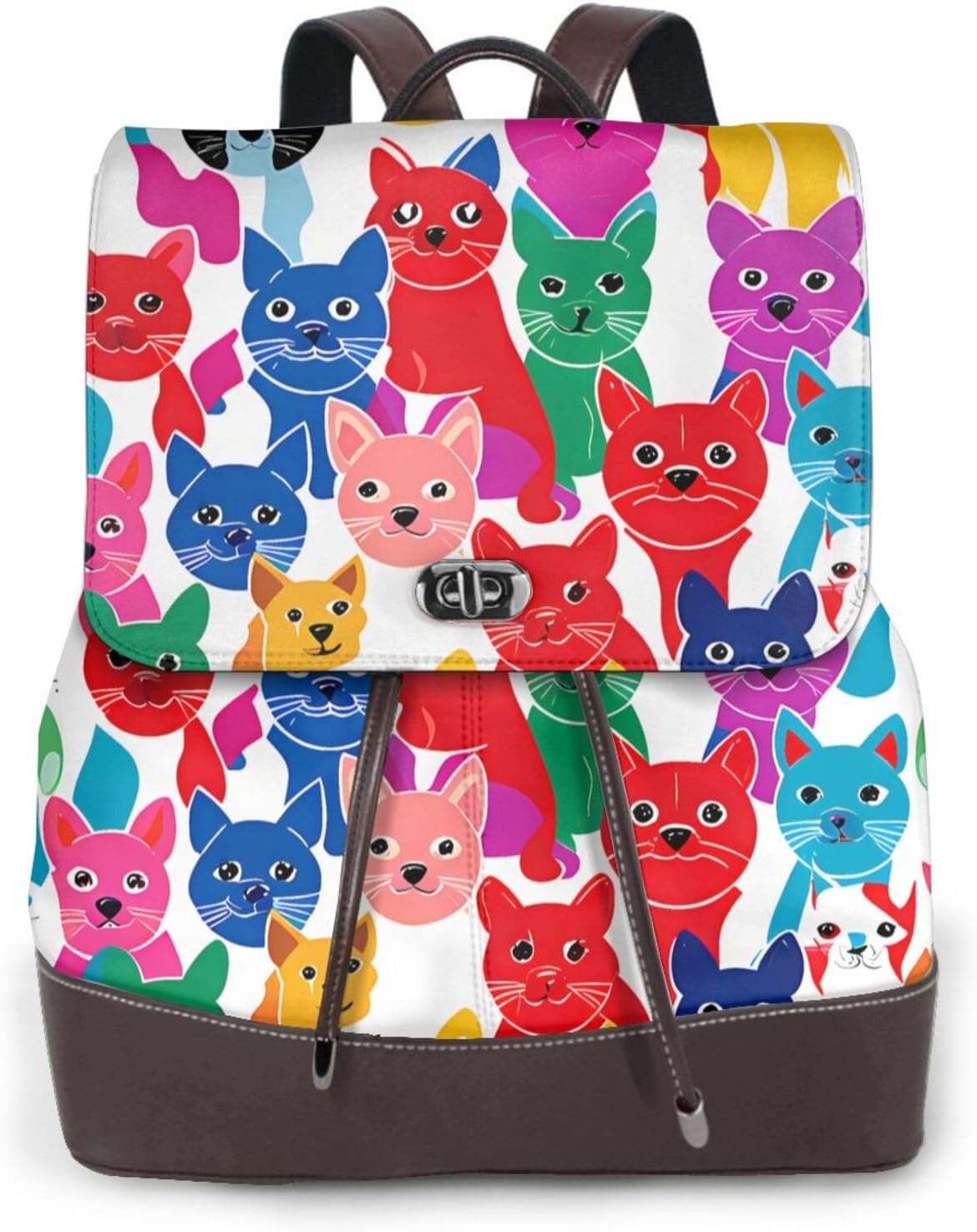 Dog for Womens Backpack Purse Microfiber PU Anti-theft Large Fashion Designer Travel Bag Ladies Shoulder Bags