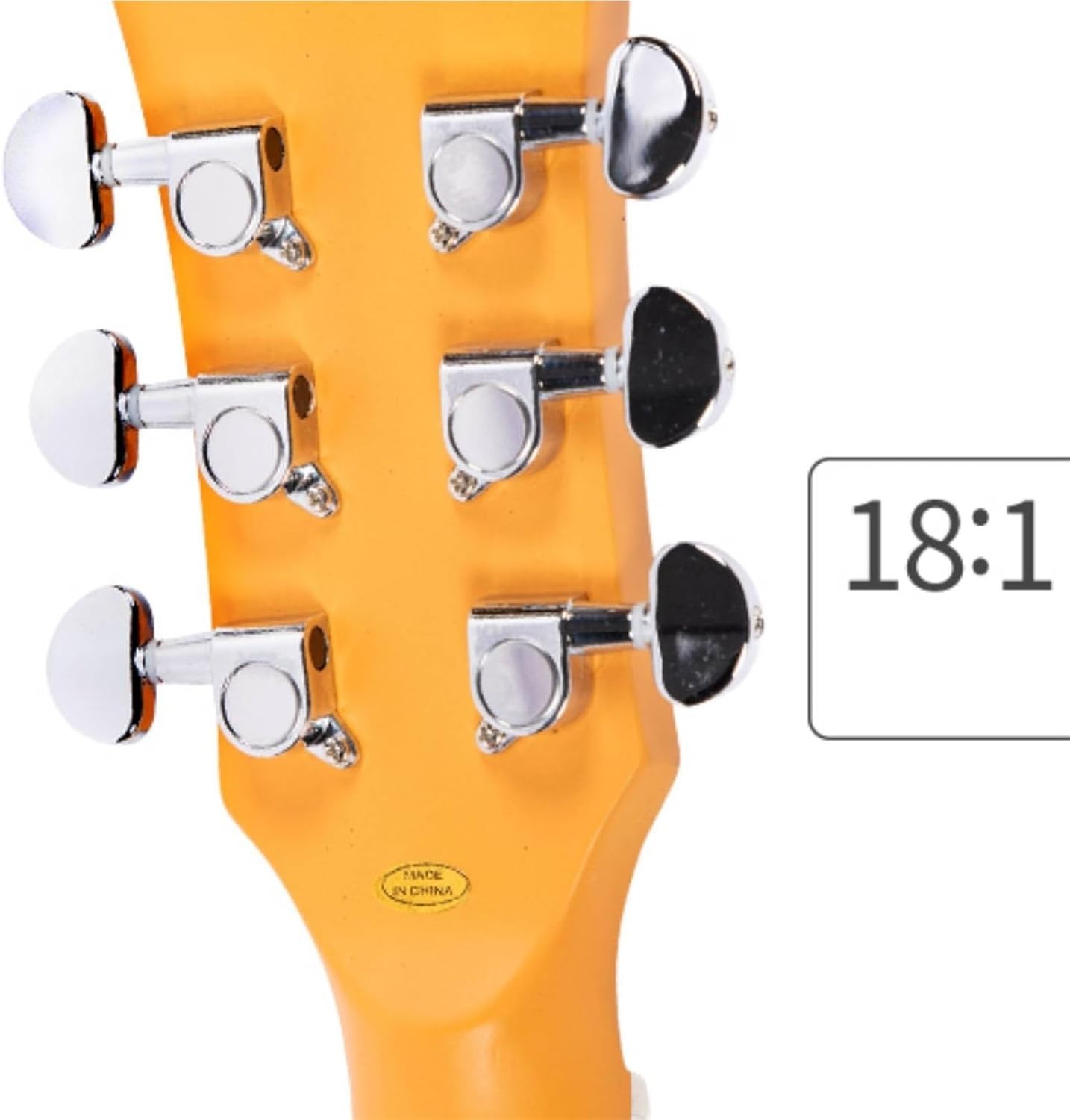 Beginner Electric Guitar Kits Flat Jazz Electric Guitar(Yellow)