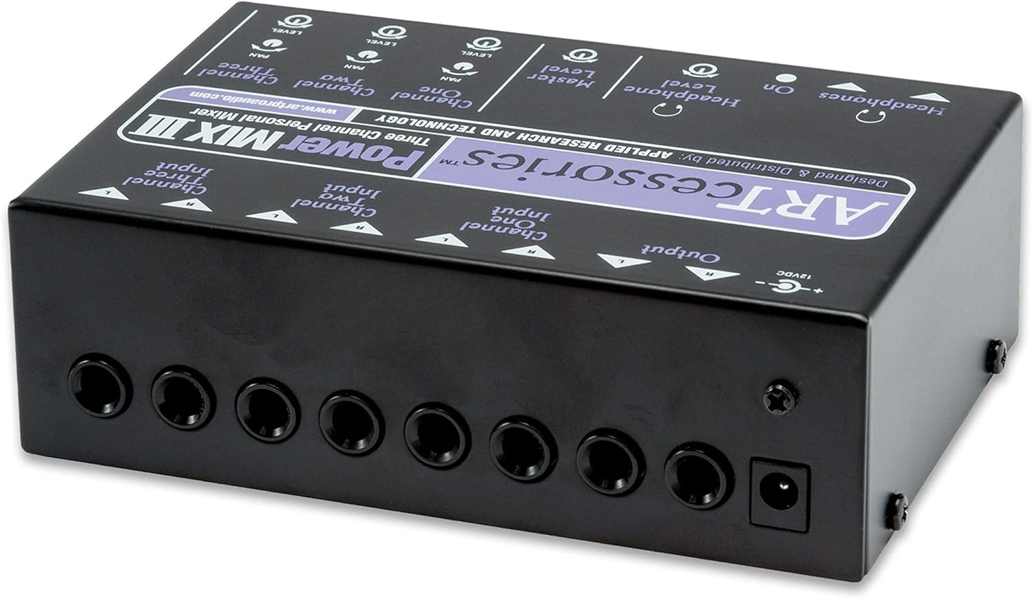 ART PowerMIX III Three Channel Personal Stereo Mixer