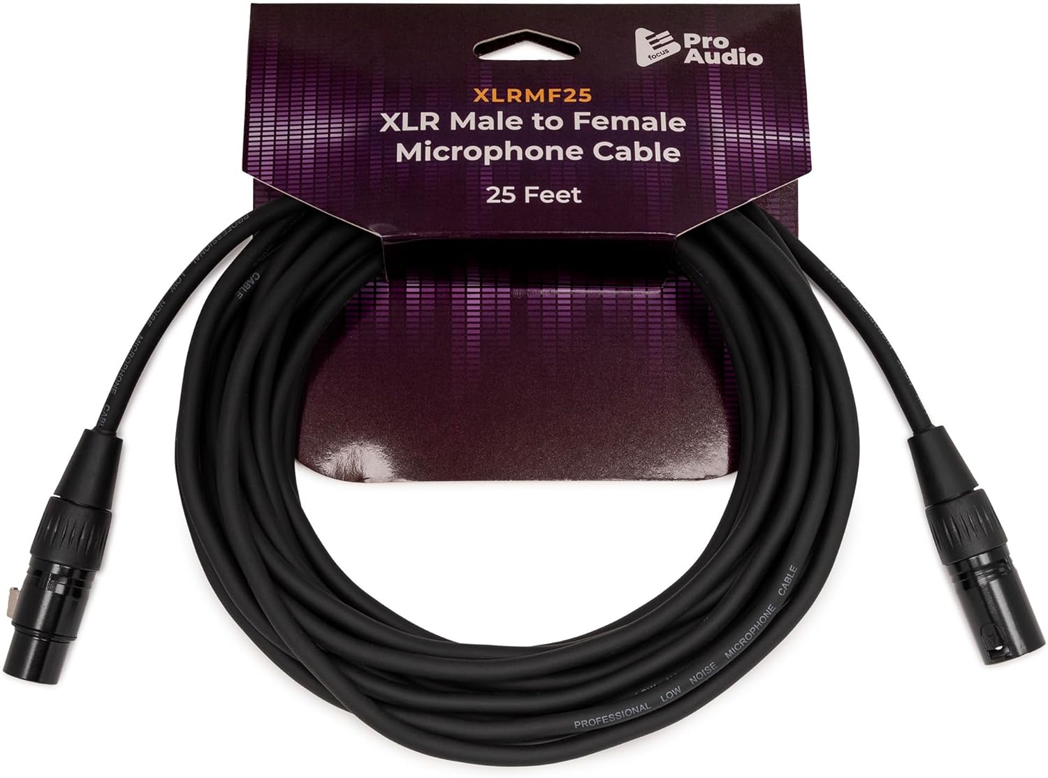 Focusrite Scarlett Solo 4th Gen USB Audio Interface Bundle with Closed-Back Studio Headphones and FocusProAudio 25-Feet XLR Male to Female Microphone Cable (3 Items)