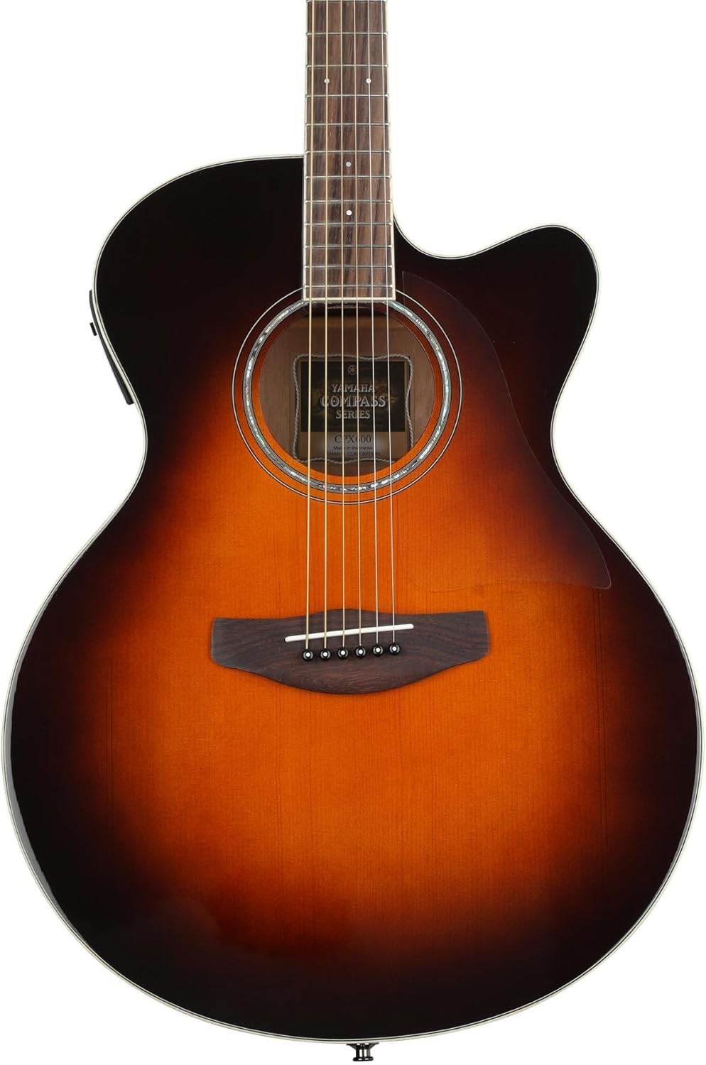 Yamaha CPX600 OVS Acoustic-Electric Guitar, Old Violin Sunburst
