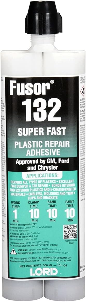 LORD FUS-132 Bumper Repair Adhesive, Super Fast, 10.1oz