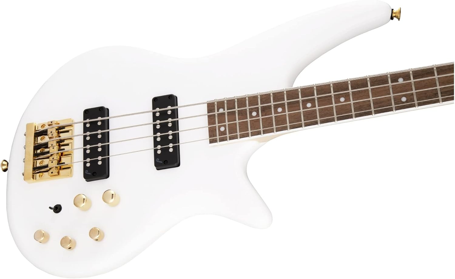 Jackson JS Series Spectra Bass JS3, Snow White, Laurel Fingerboard