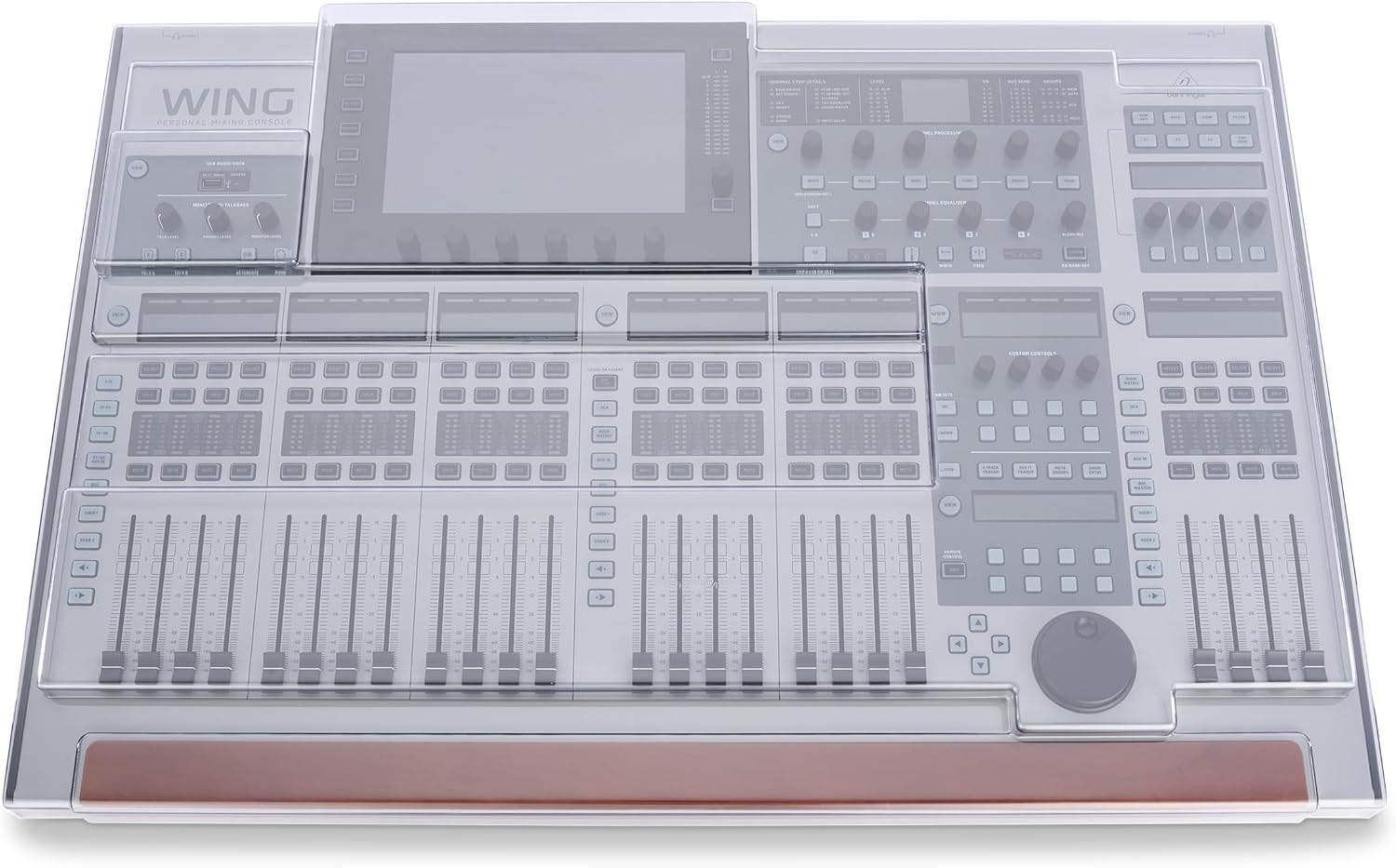 Decksaver Super Strong Polycarbonate Custom Fit Cover Compatible with Behringer Wing, Dust Cover for Travel and Everyday Protection