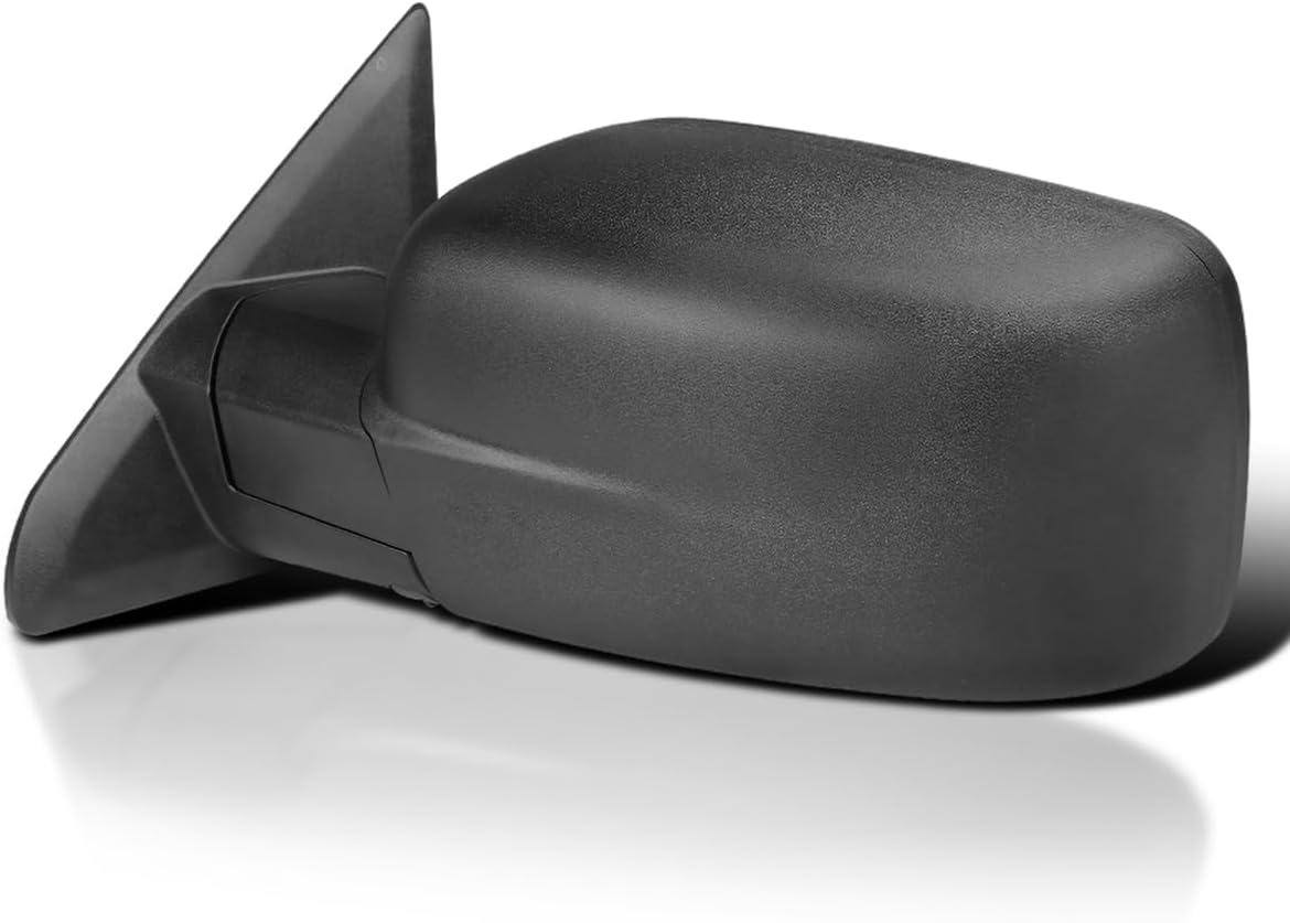 Spec-D Tuning Manual Fold Left Driver Side View Mirror Compatible with 2009-2018 Dodge Ram 1500, 2019-2021 Classic
