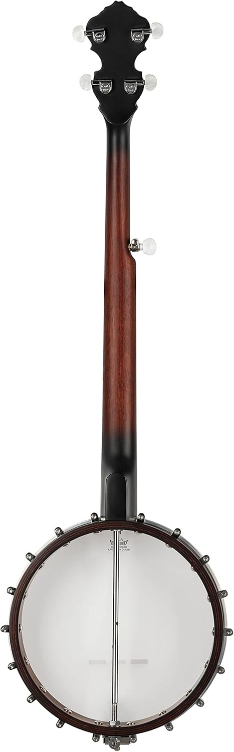 Ortega Guitars Americana Series 5-String Open Back Banjo, Right, Whiskey Burst (OBJ150OP-WB)