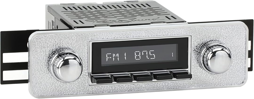 RetroRadio Compatible with 1978-83 Renault Le Car Features Include Bluetooth, AUX, AM/FM LACB-M1-302-06P-76PR