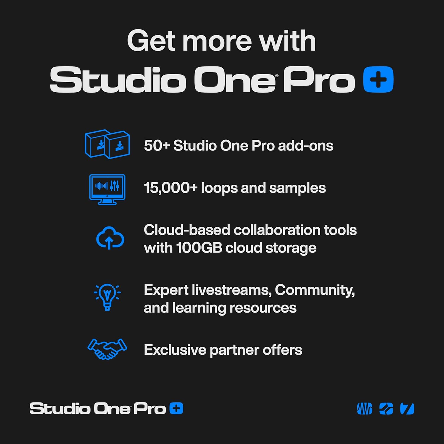 Studio One Pro 7 Upgrade License from Any Previous Version or Edition of Pro or Artist — Stem Separation, Splice Integration, Integrated Launcher, Virtual Instruments, Loops, & Samples Included