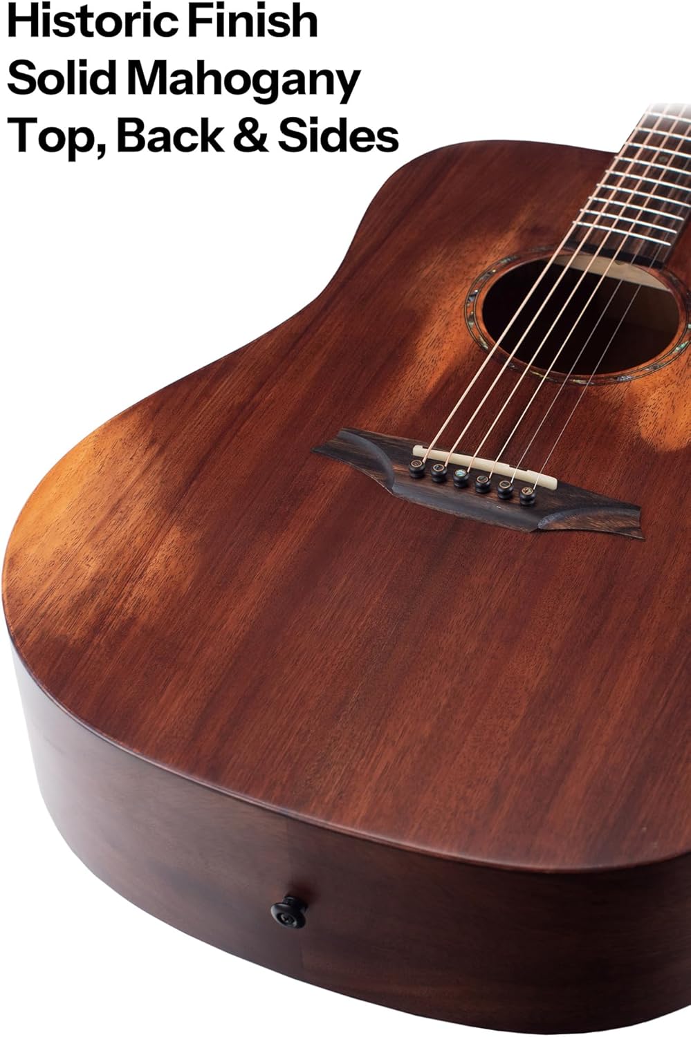 Bromo BAR 1HM ALL-Solid Dreadnought Acoustic Guitar