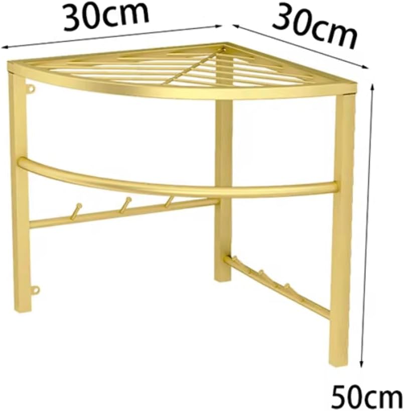 NOLLAM Coat Hooks Corner Coat Rack Wall Mount with Shelf Entryway Floating Metal Shelf w/6 Hooks Modern Wall Shelf Coat Hanger for Kitchen Bathroom Mudroom, White