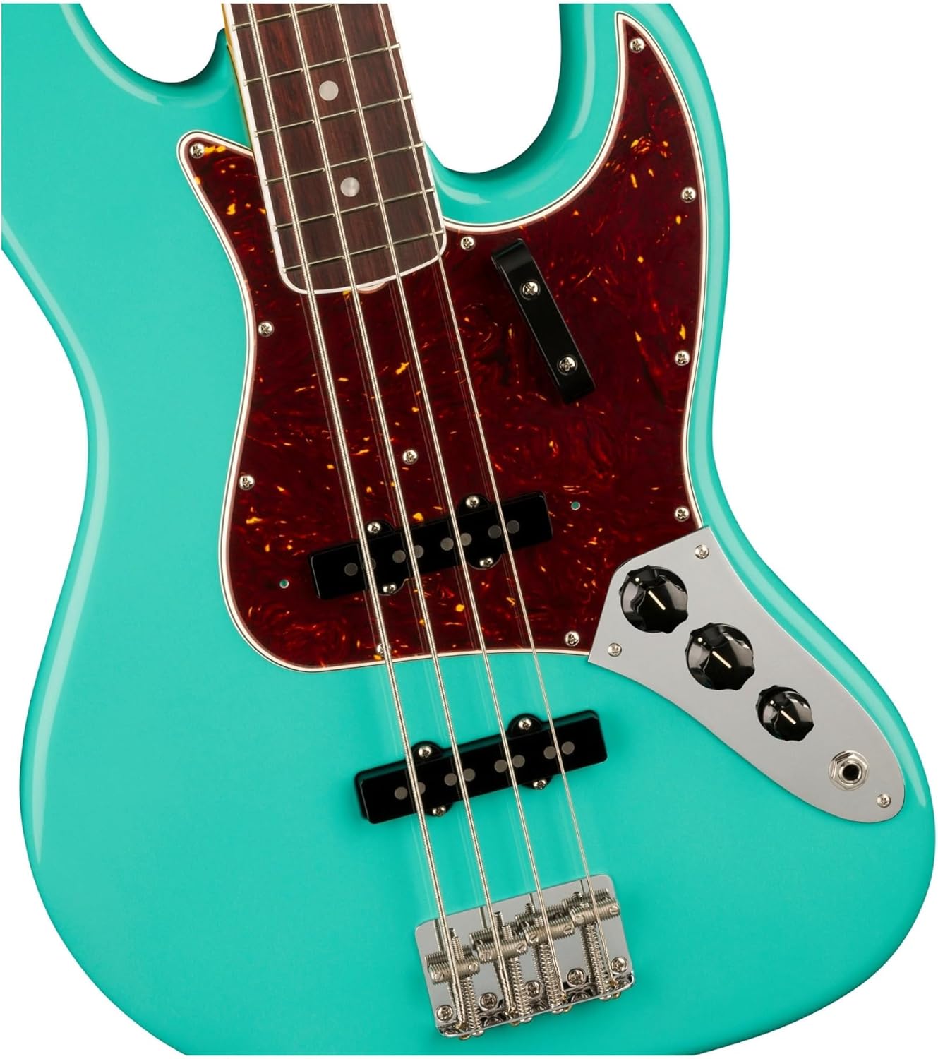 Fender American Vintage II 1966 Jazz Bass, Sea Foam Green, Rosewood Fingerboard