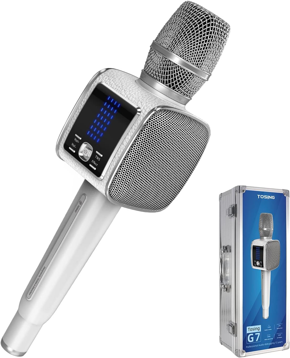 TOSING G7 Professional Karaoke Machine for Adults/Kids Karaoke Microphone,Portable Bluetooth PA System Speaker,Mixer Karaoke Machine for Tv,Cell Phone,Pc,Car,Tablets