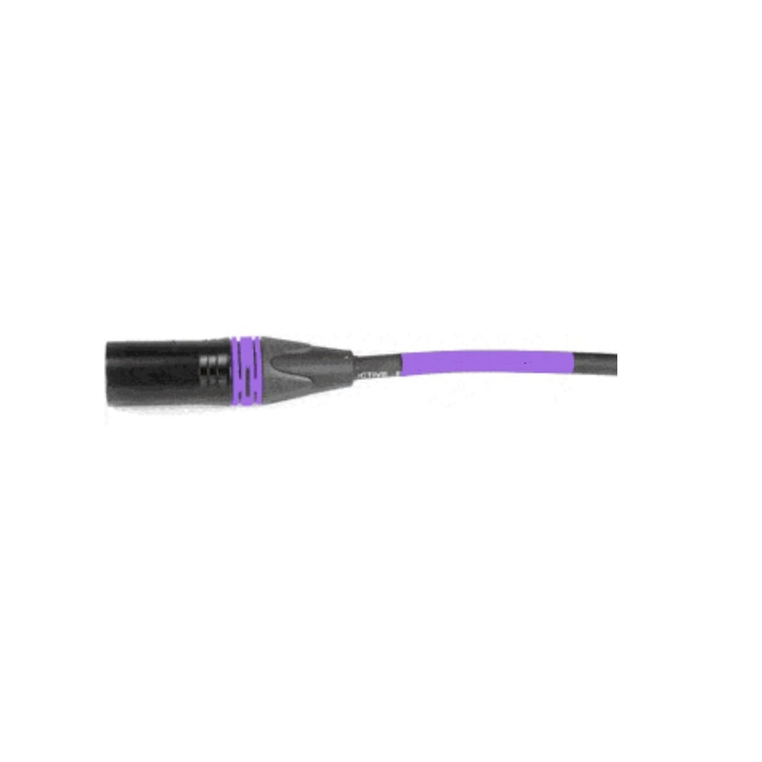 Elite Core AVLGear CSM4-RAFN-30 | XLR Male to XLR Right Angle Female 30 Feet Mic Cable Purple with Purple Ring