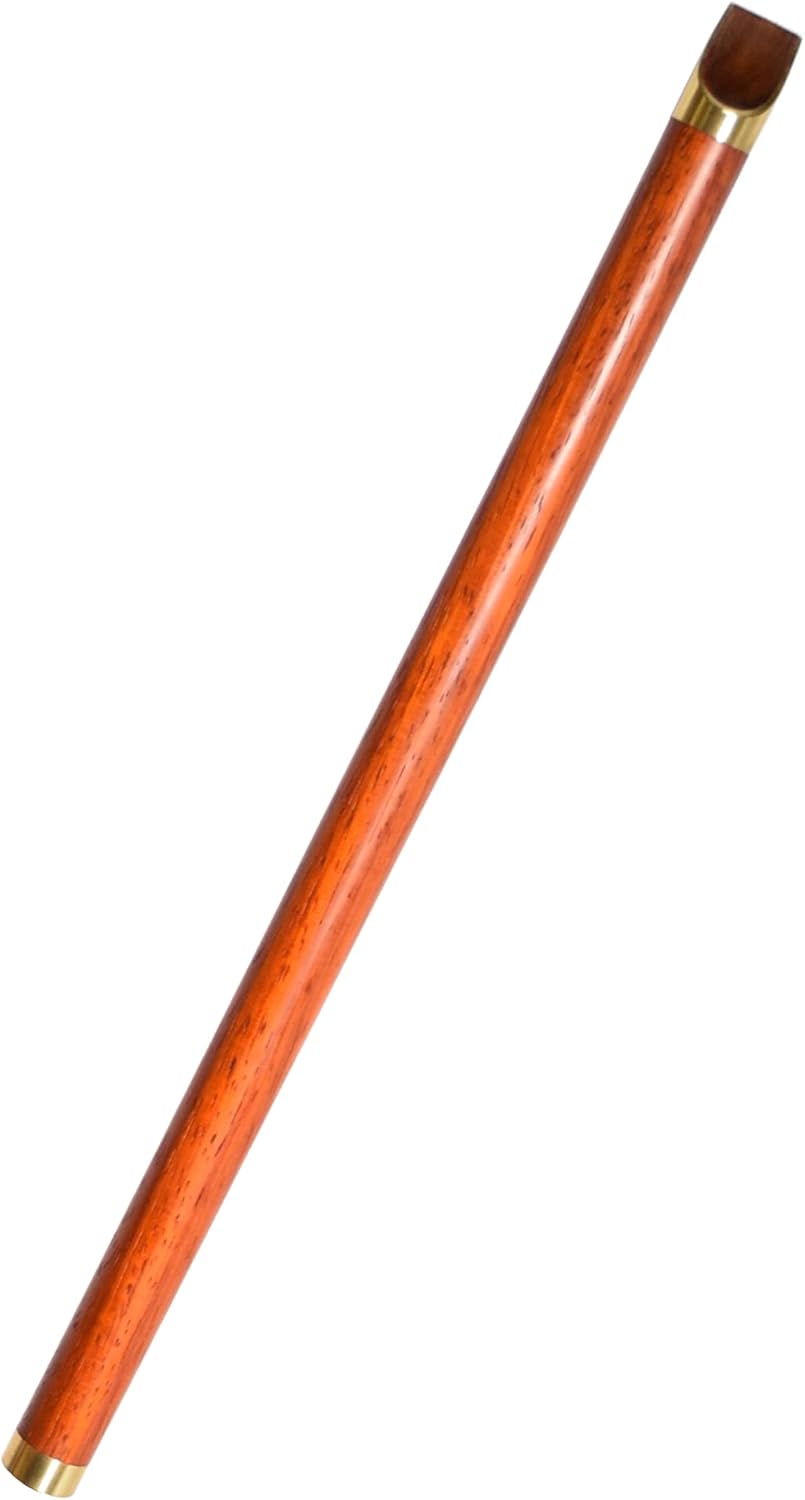 Wooden Whistle iVolga VD-02 key of D Padouk Great Sound Hand Carved Stabilized Wood Flute Folk Wind Music Instrument Woodwind Handmade Brown