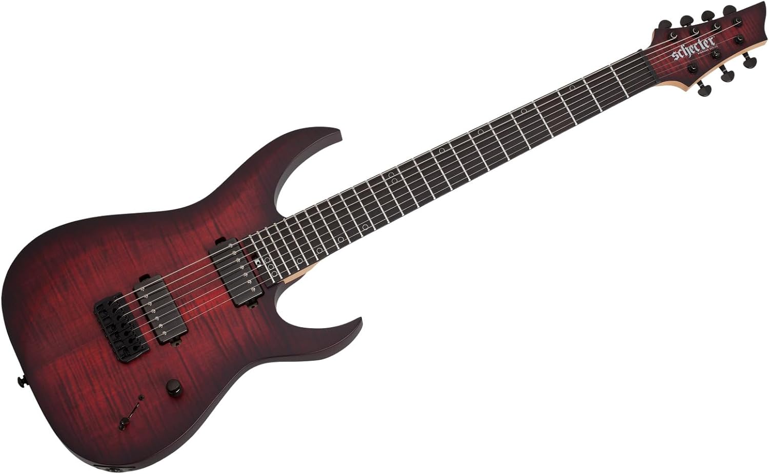 Schecter Sunset-7 Extreme 7-string Baritone Electric Guitar - Scarlet Burst
