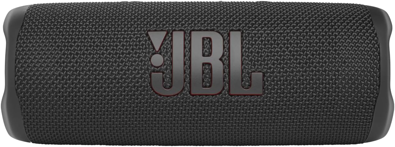 JBL FLIP 6 Waterproof Portable Speaker Bundle with gSport Silicone Sleeve (Black)