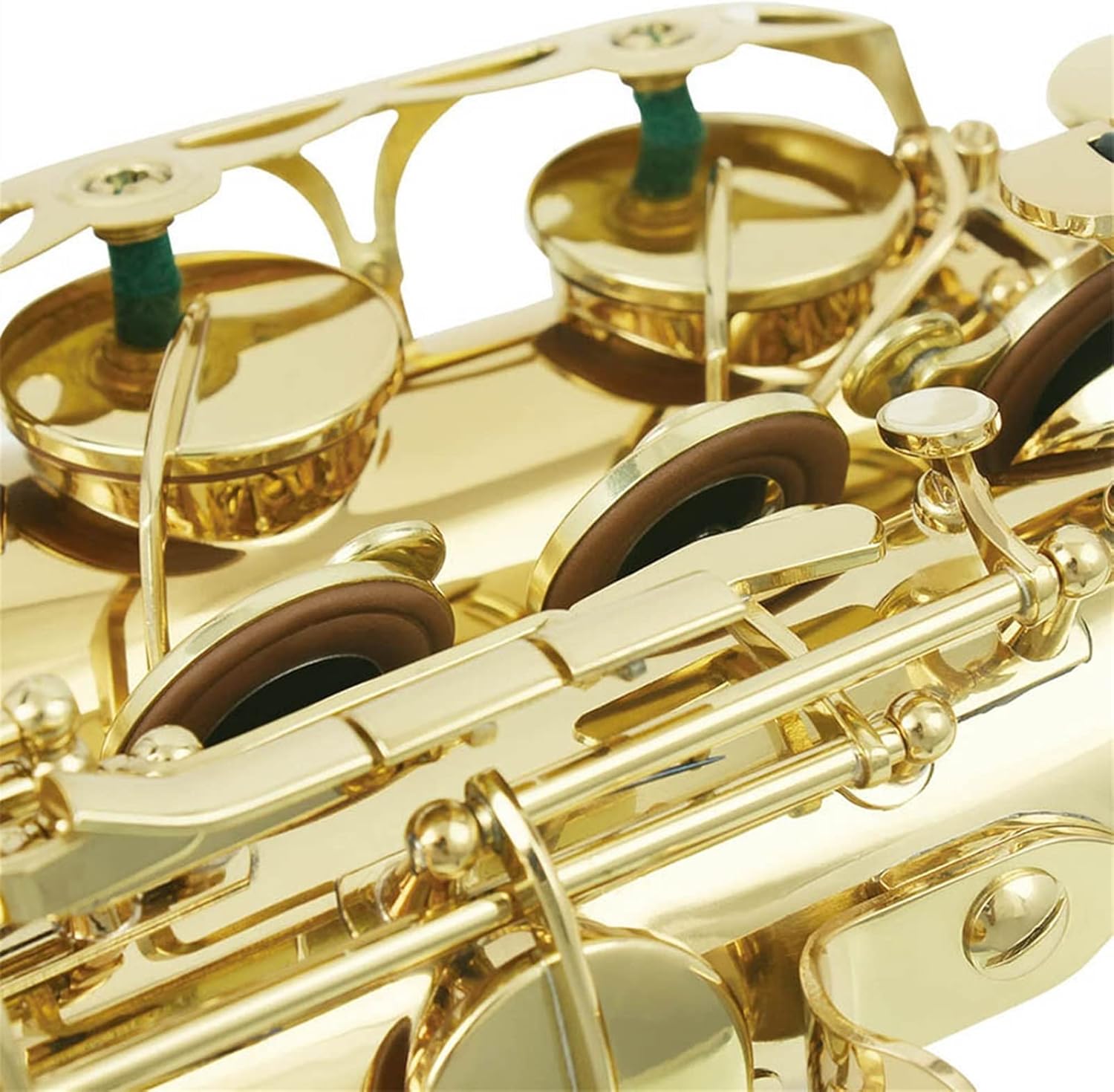 Sax Beginners Kit Professional Bb Tenor Saxophone Brass Lacquered Gold B Flat Sax Musical Woodwind Instrument with Case Mouthpiece Accessories Wind Instrument