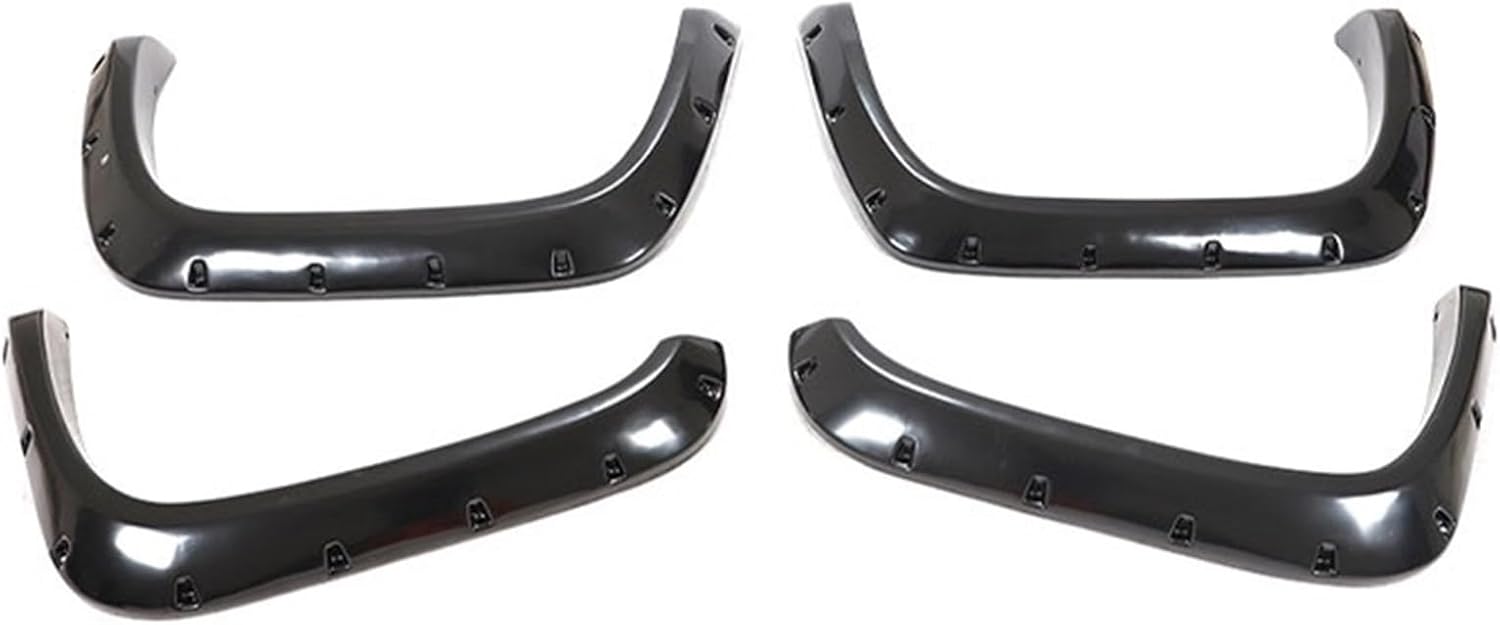 Car Wheel Arches Side Fender Flares Trims Compatible for Dodge Ram 1994-2002 1500 2500 3500 Wheel Arches Fender Flares Mudguards ABS Black