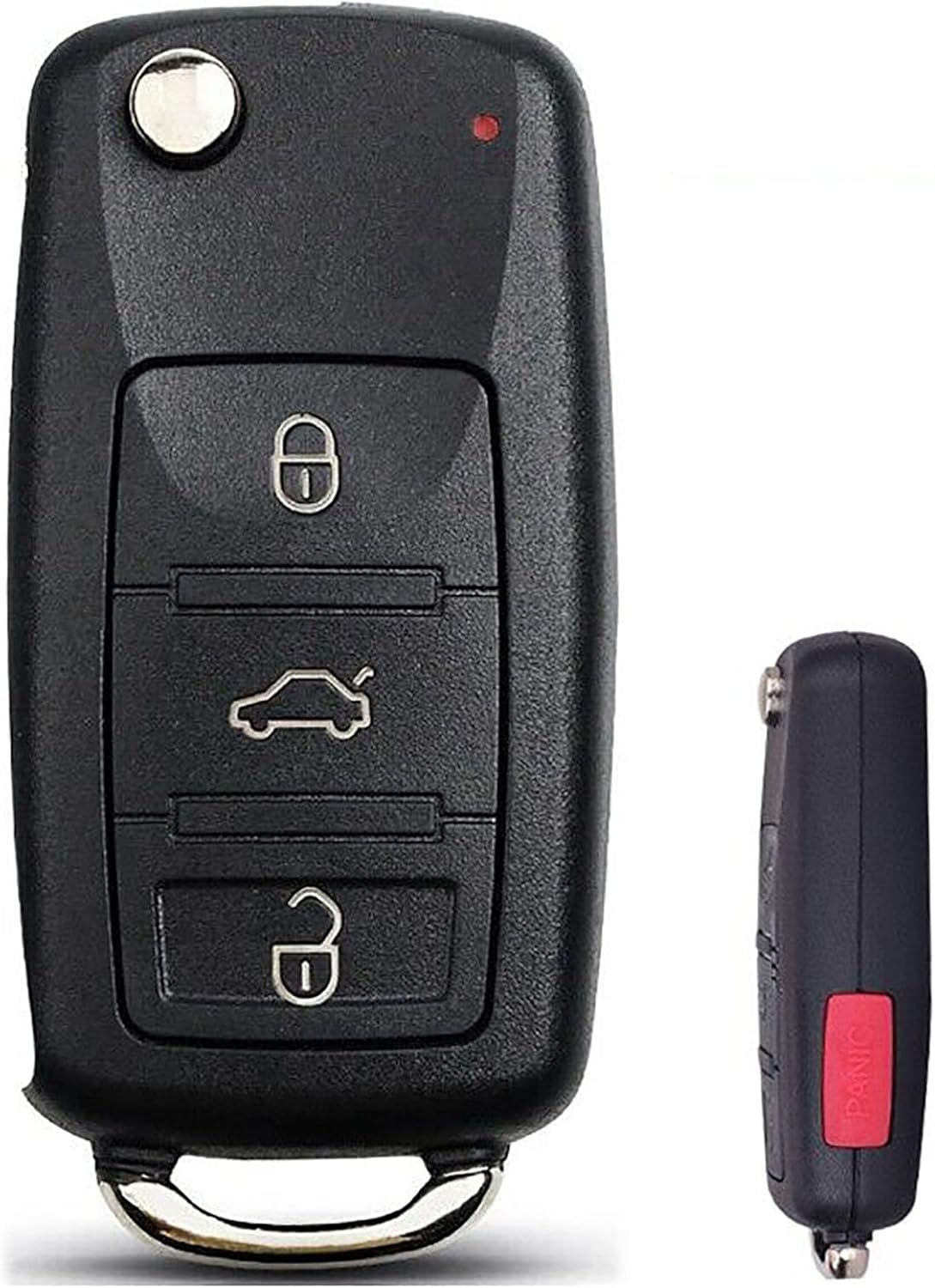 1x New Quality Replacement Proxy Key Fob Remote Compatible with & Fit for Volkswagen VW Vehicle - MPN NBG010206T-02
