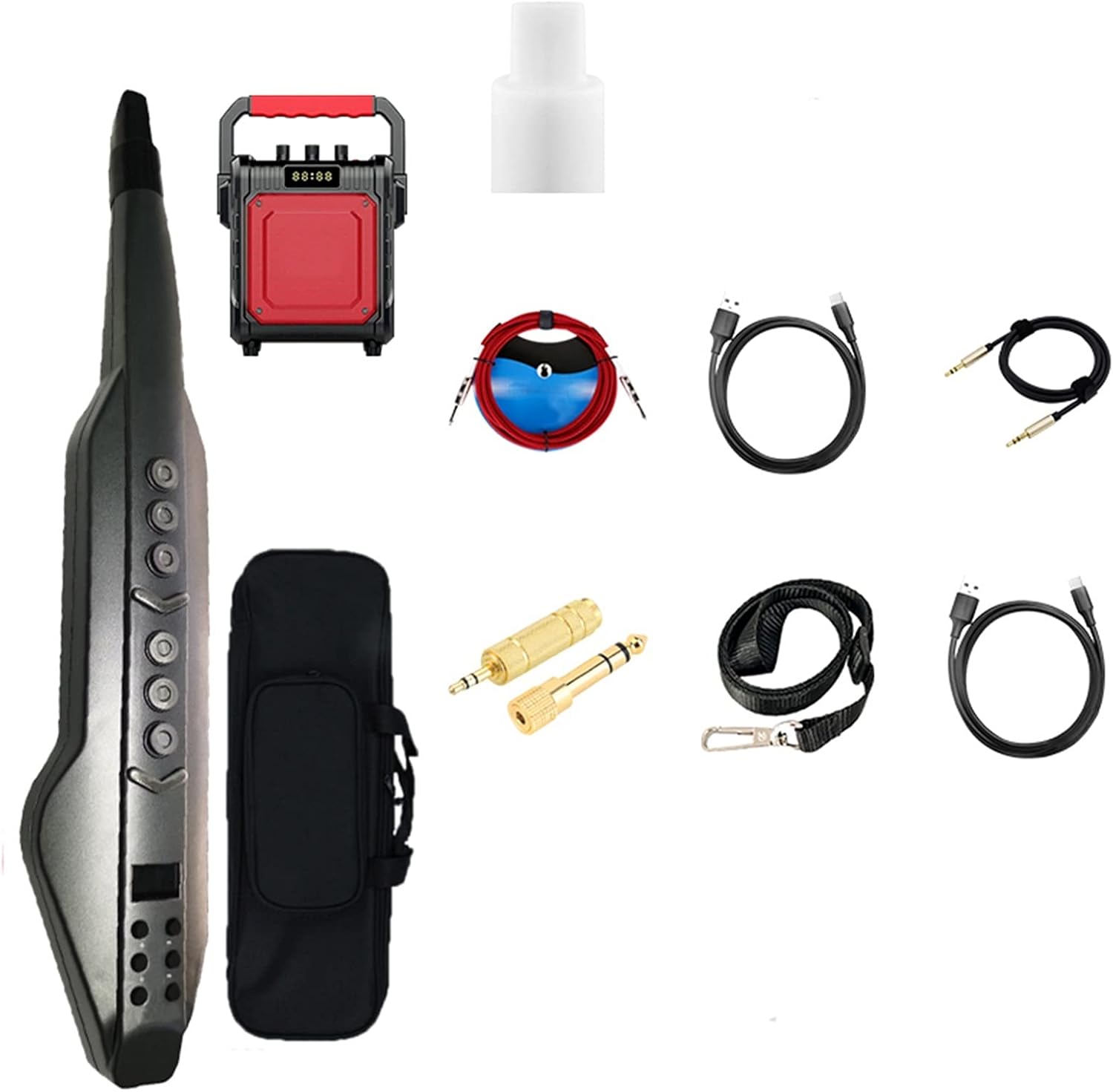 Sax Beginners Kit Digital Saxophone Electric Wind Instrument Old Electronic Saxophone Wind Instrument (Color : 7)