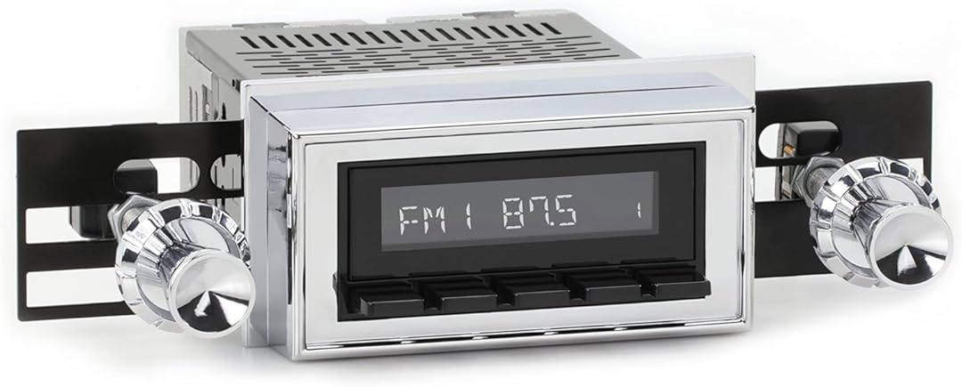 RetroRadio Compatible with 1958 Chevrolet Impala Features Include Bluetooth, AUX, AM/FM LAB-M1-108-09-79C2