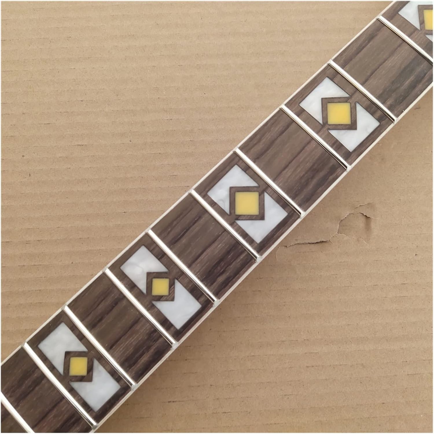 Unfinished Electric Guitar Neck Maple 22 Fret Rosewood Fingerboard DIY Part 25.5inch Electric Guitar Neck