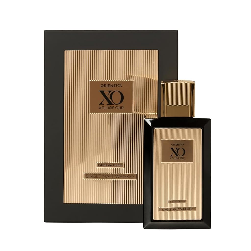 Orientica XO Xclusif Oud Single Malt Whiskey Extrait de Parfum – Woody, Caramel, Saffron, Incense, Oud, Patchouli, Leather, Sandalwood, Moss - Arabic Perfume for Men & Women – 4.0oz/120ml