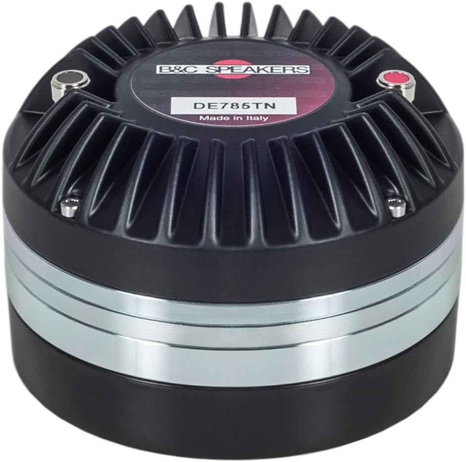 B&C Speakers DRV785TN8 HF Driver Titanium Diaphragm 110 Watts Rms 220 Watts Peak 8 Ohms Loudspeaker Motorcycle Car Pro Audio Components Speaker - DRV785TN-8