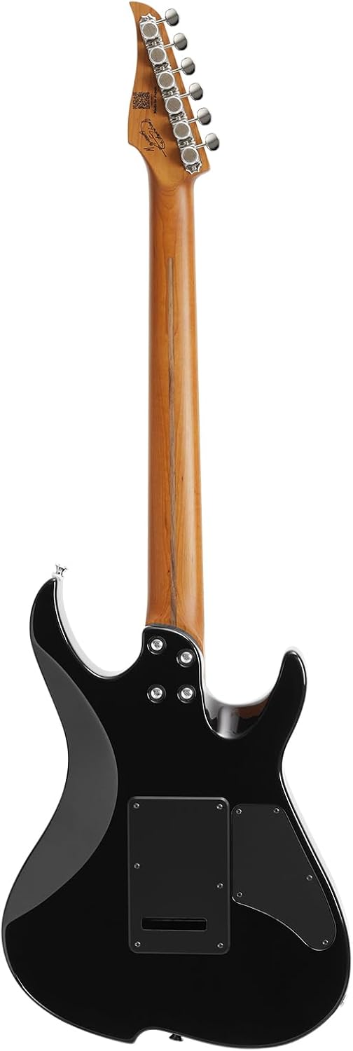 Vola Electric Guitar OZ MRM J1 LH Malbec Black Metallic Gloss Handmade in Japan MIJ Roasted Maple Neck Stainless Steel Frets Gotoh Bridge Gotoh Locking Tuner Signature model 6 Strings Modern C Neck